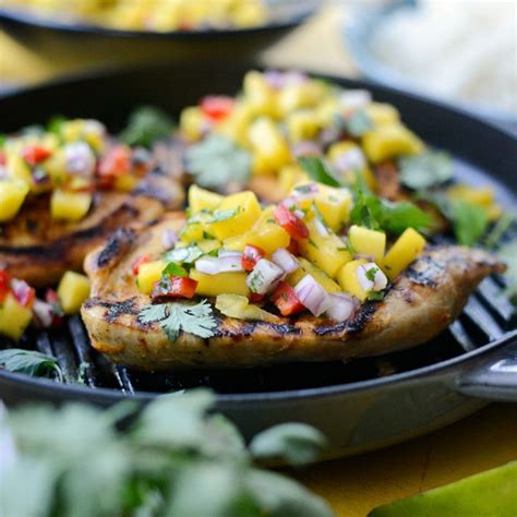 Refrigerate until ready to use. Grilled Cuban Mojo Chicken with Mango Salsa - Simply Scratch