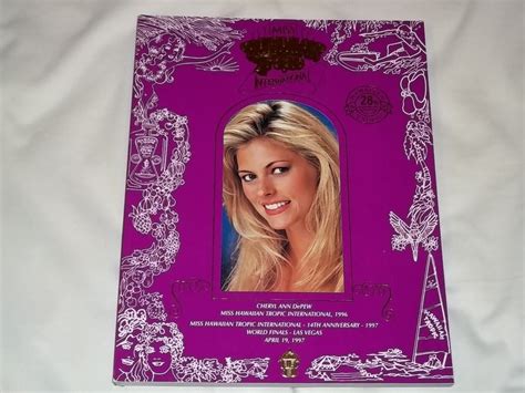 1997 Miss Hawaiian Tropic International Magazine Cheryl Depew 28th Anniversary Hawaiian Tropic
