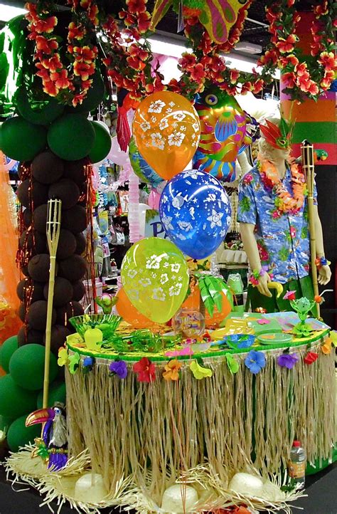 Decoración Para Una Fiesta Con Temática Hawaina Luau Birthday Luau