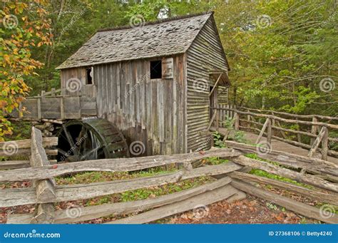 Old Grist Mill In The Fall Stock Photo Image Of Park Power 27368106