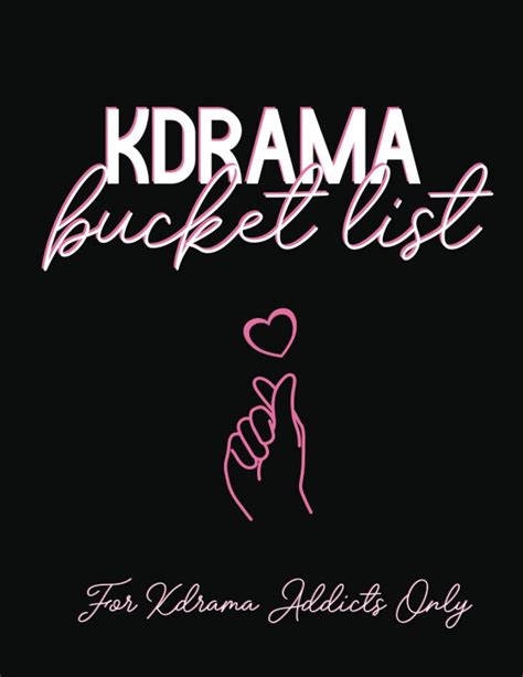 Buy Kdrama Bucket List For Kdrama Addicts Only Track And Rate More