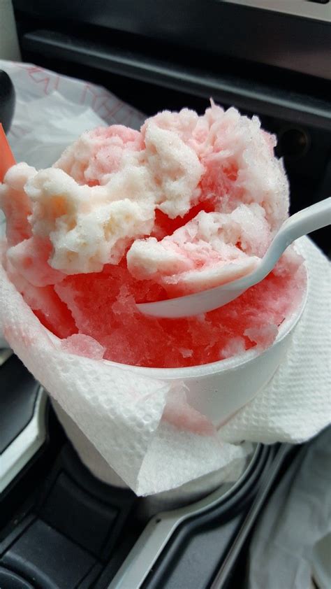 shave ice with sweet cream shaveice shaved ice food desserts