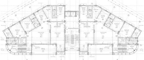 Ah Residential Building Working Drawing Typical Floor Plan Entrance Level Cad Files