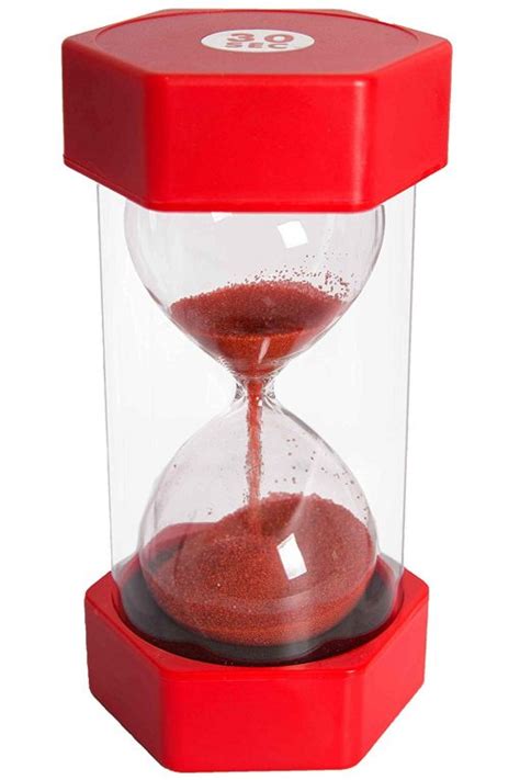 Sand Timer 30 Seconds Red Playlearn Ltd