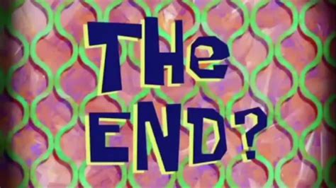 Spongebob Squarepants The End