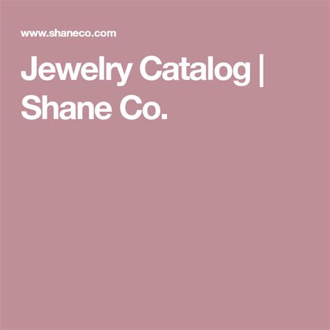 Jewelry Catalog Shane Co Jewelry Catalog Jewelry Gauges Size Chart