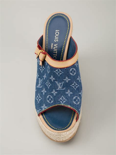 Louis Vuitton Monogram Denim Shoes Men
