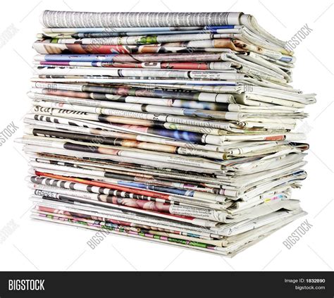Stack Newspapers 02 Image And Photo Free Trial Bigstock