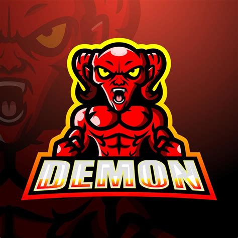 Demon Mascot Esport Logo Design 5741338 Vector Art At Vecteezy
