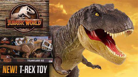 Mattel Jurassic World Tyrannosaurus Rex Stomp N Escape Camp Cretaceous