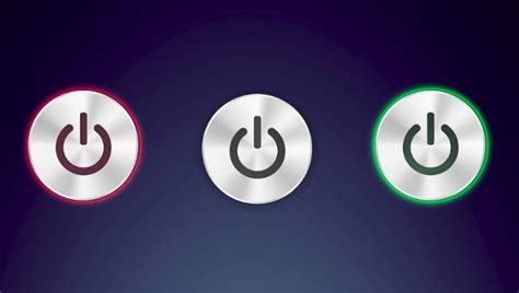 15 Power Buttons Free Psd Ai Vector Eps Format Download