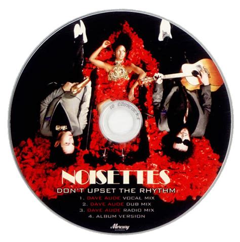 Noisettes Dont Upset The Rhythm Us Promo Cd R Acetate —