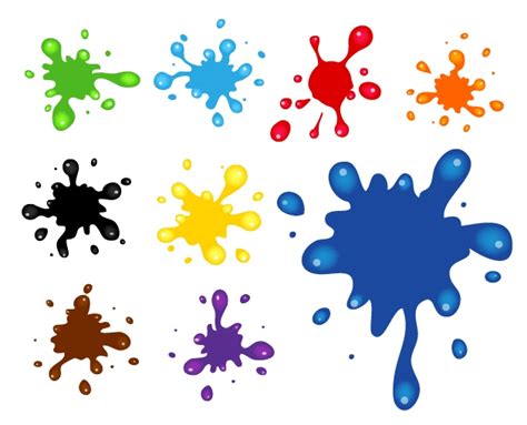 Paint Splotch Vector At Collection Of Paint Splotch