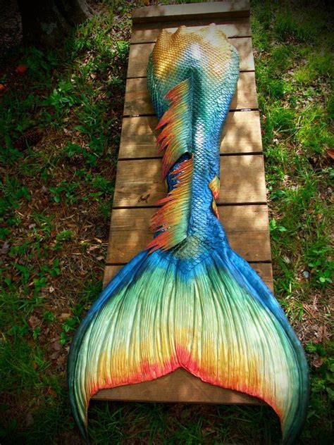 Rainbow Fish Mermaid Tail By Merbellas On Deviantart Mermaid Tails