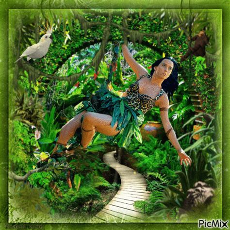 Jungle Girl Free Animated Picmix