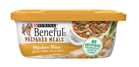 Select a broth that has. Purina Beneful Prepared Meals Chicken Stew with Rice vs ...