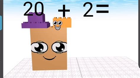 Numberblocks Lego Twenty Two 20 2 Youtube