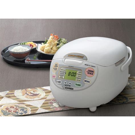Check spelling or type a new query. Zojirushi NS-ZCC10 5-1/2-Cup Neuro Fuzzy Rice Cooker and ...