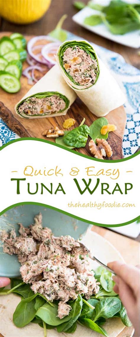 Second, panini presses are just another thief of valuable kitchen counter and cabinet space. My go-to Tuna Wrap • The Healthy Foodie