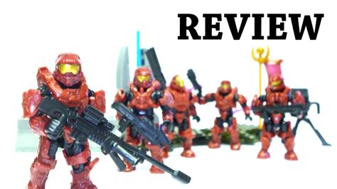 Halo Mega Bloks Unsc Fireteam Crimson Battle Pack Review Youtube