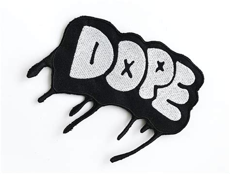 Dope Embroidery Adhesive Patch Etsy