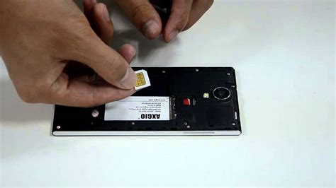 How To Insert Sim Cards Into Neon N1 Smartphone Youtube