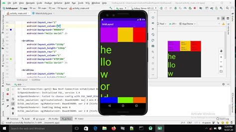 How To Set Gridlayout Example In Android Studiogrid Layout Android