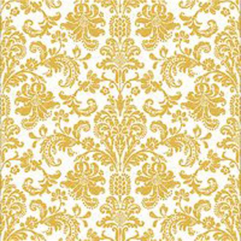 Festive Damask Gold On White Wallpaper 3132 Dollhouses And More