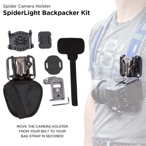 2021 Spider X Backpacker Kit Camera Holster Makes It