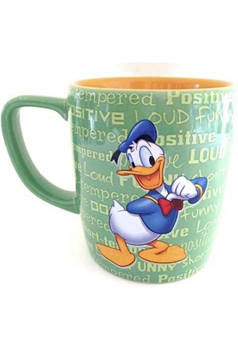 Disney Parks Donald Duck Positive Short Tempered Ceramic Mug In 2021 Disney Mugs Mugs Donald