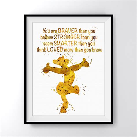 Best winnie the pooh quotes. Winnie the Pooh Tigger Quote 2 Art Print Poster