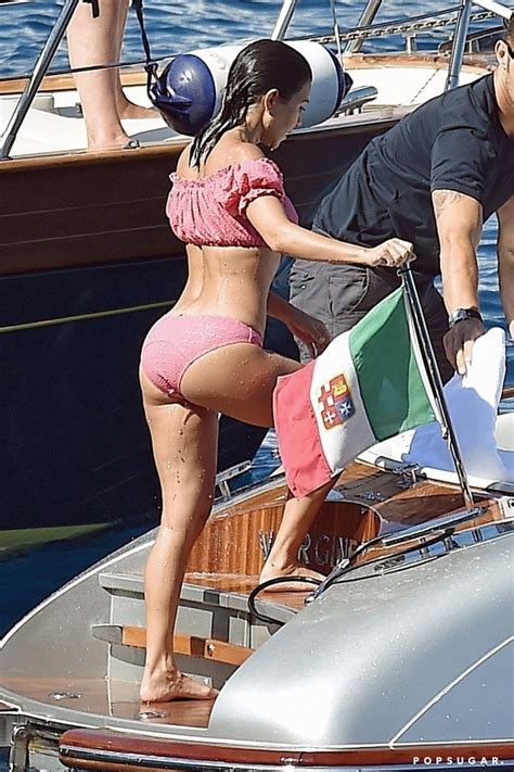 Kourtney Kardashian Pink Bikini In Italy 2018 Popsugar Fashion Photo 6