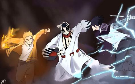 Naruto And Sasuke Vs Jigen Ilustrasi Komik Ilustrasi Komik