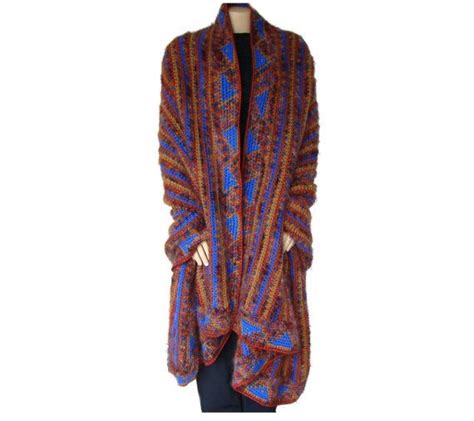 Plus Size Fashion Wrap Large Warm Shawl Plus Size Clothing Crocheted