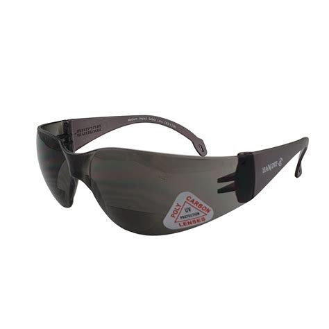 2 0 smoke bifocal reading safety glasses shatter proof dark tinted bi focal sun ebay