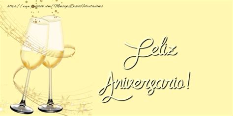 Felicitaciones De Aniversario ¡feliz Aniversario