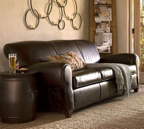 We review pottery barn's furniture quality. High Quality Manhattan Leather Sofa