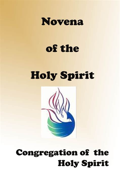 Novena To The Holy Spirit By Congregation Of The Holy Spirit Ebook