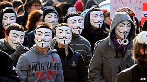 Anonymous Hacktivism And The Rise Of The Cyber Protester Bbc News