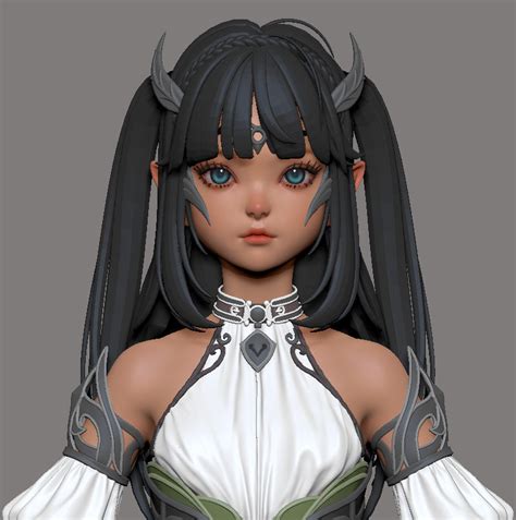 artstation darkness rises 04 mobile game soo hwang 3d model character character modeling