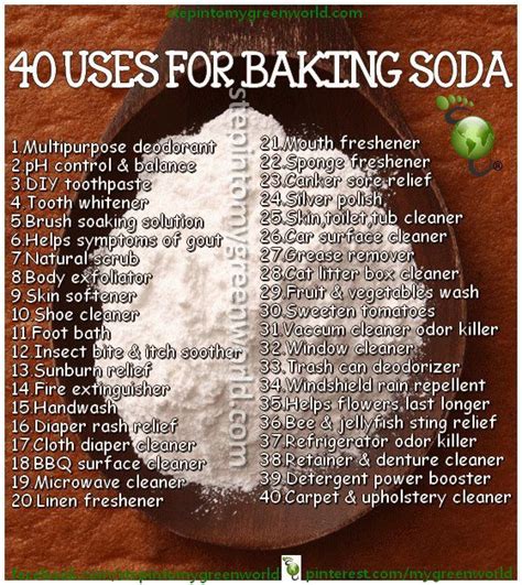 40 Uses For Baking Soda Encyclopedia Of Food For Health And Well Being