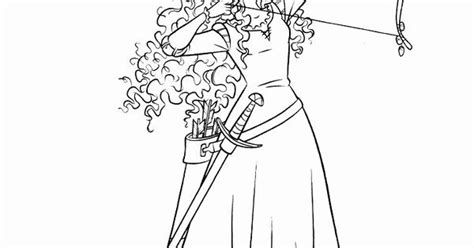 Coloring with free images of bow and arrows shows the most ancient type of weapon used by hunters to kill the birds, while soldiers used it to destroy the enemy. Bow and Arrow Coloring Page Luxury Disney Princess Merida ...