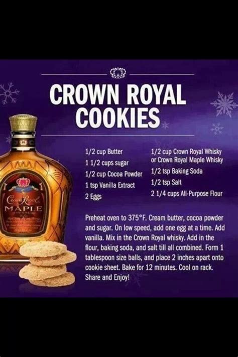 crown royal cookies boozy desserts cookie desserts just desserts cookie recipes delicious
