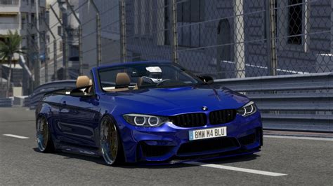 Assetto Corsa 2021 Monaco Replay Of A BMW M4 Stanced Convertible YouTube