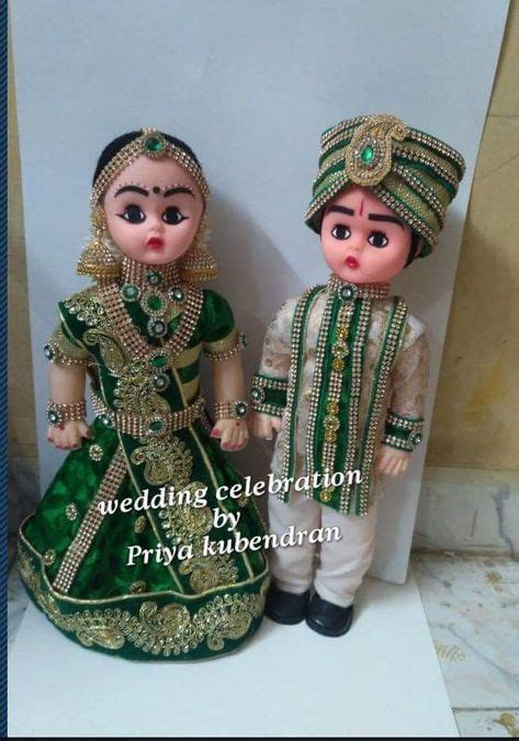 Couple Dolls Wedding Doll Indian Wedding Couple Couples Doll