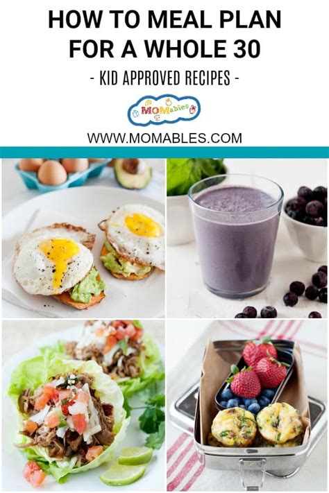 Easy Whole30 Printable Simplify Your Meal Planning