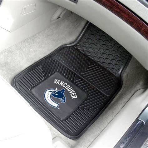 fanmats vancouver canucks two piece heavy duty vinyl car mat set dick s sporting goods