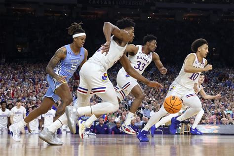 North Carolina Vs Kansas Basketball Video Highlights Score In March Madness Championship