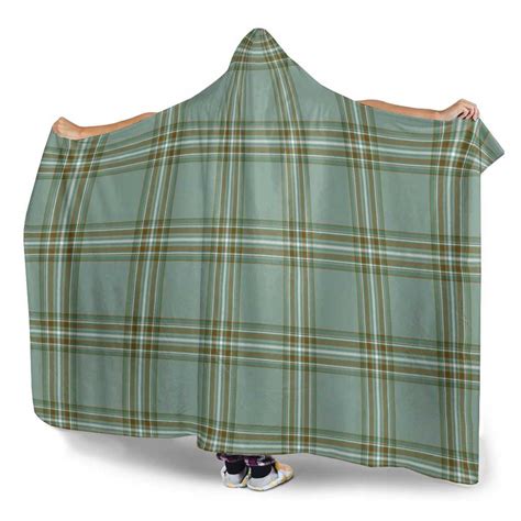 Scottish Kelly Dress Clan Tartan Hooded Blanket
