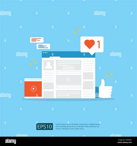 Social Media Network And Digital Marketing Concept For Poster Web Page Banner Presentation